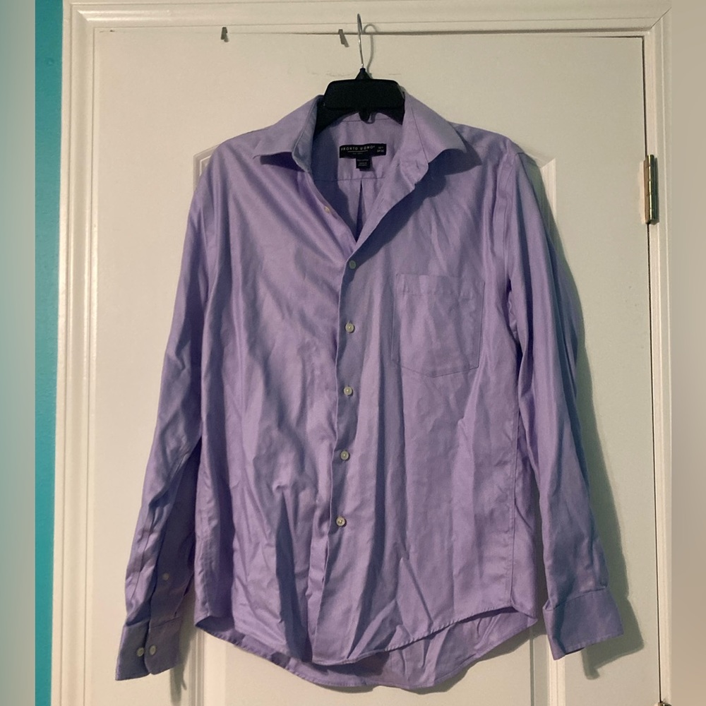 Button down long sleeve dress shirt